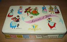 BELLA SCATOLA IN LATTA SOUVENIR D'ITALIA TALMONE VENCHI UNICA TORINO 