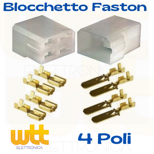 Kit blocchetto con faston - kit,