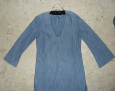 ATTUALE BLUSA MINI VESTITO  ZARA WOMAN IN DENIM Tg. XS  AFFAREEEEEE