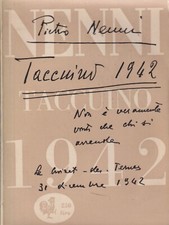 Pietro nenni taccuino 1942 - pietro, nenni,