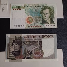 Banconote Repubblica Italiana Da Collezione  10 + 5 Mila Lire  Lotto Z37