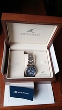 orologio oceanus casio OC 4331,mai usato,pila ricaricabile-solare da sostituire 