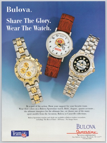 Orologio bulova sportstime nfl - orologio,