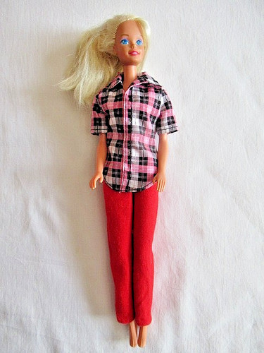 Barbie pantalon rouge - barbie,
