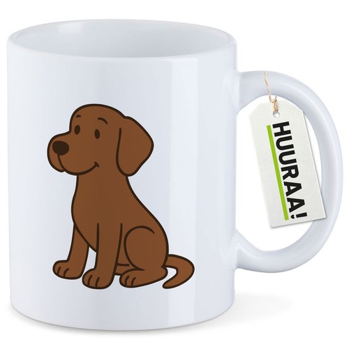Kaffeetasse brauner labrador - kaffeetasse,