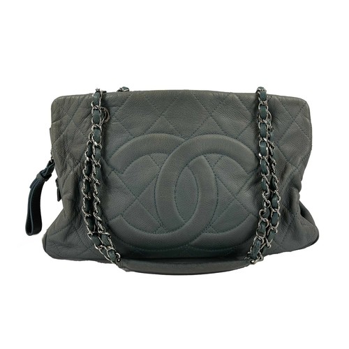 Borsa shopping chanel seafoam - borsa,