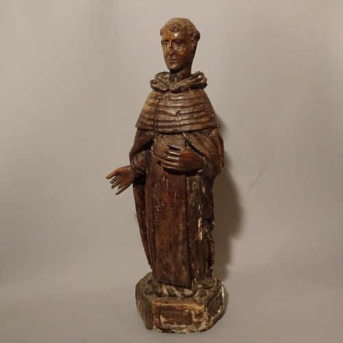 Scultura antica santo - scultura,