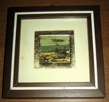 QUADRO serigrafia Foglia oro