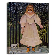 Rousseau ragazza con capre