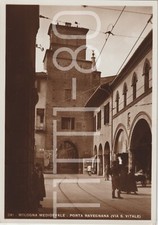 BOLOGNA MEDIOEVALE - PORTA RAVEGNANA - VIA S. VITALE - MANIFESTO DUCE E BALILLA