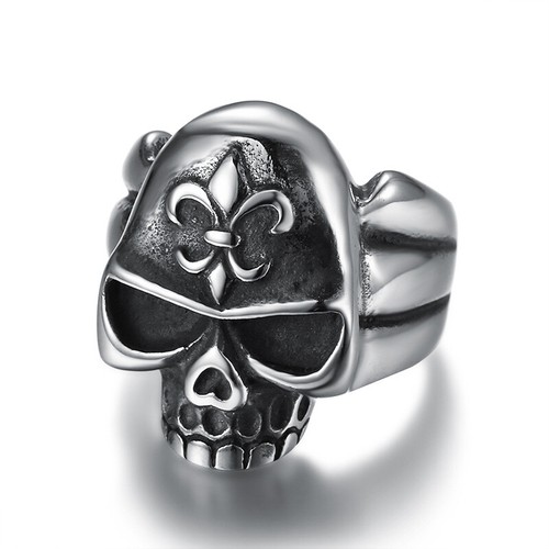 Anello uomo vintage teschio - anello,