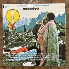 LP OST Woodstock - Various Artists ATL 60 001 SD 3-500 Original Soundtrack