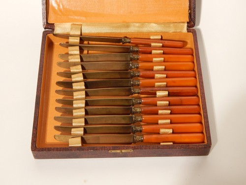 Antico set coltelli - coltelli, frutta