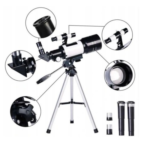 Treppiede telescopio - telescopio, a