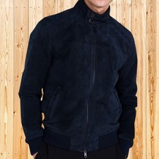 Giubbotto bomber uomo blu