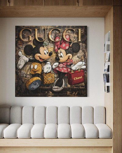 Quadro tela topolino - su,
