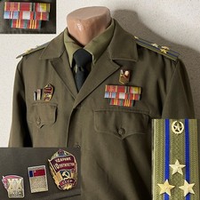 Set camicia e cravatta uniforme ufficiale guerra fredda sovietica KGB USSR anni 70-80.