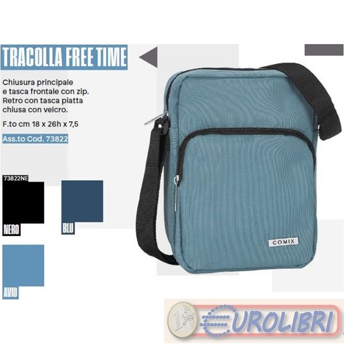 Tracolla free time 18x26x7 - time, 18x26x7,5cm