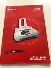 Manuale istruzioni Fax Ulisse