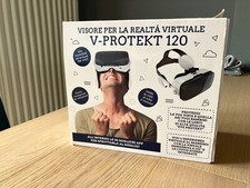 VISORE VR BOX 3D REALTÀ VIRTUALE VIDEO OCCHIALI PER SMARTPHONE + DUE SET GIOCO 