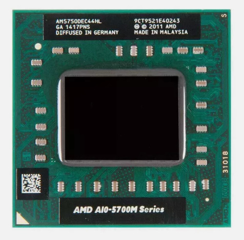 Cpu amd a10 5750m - cpu, serie