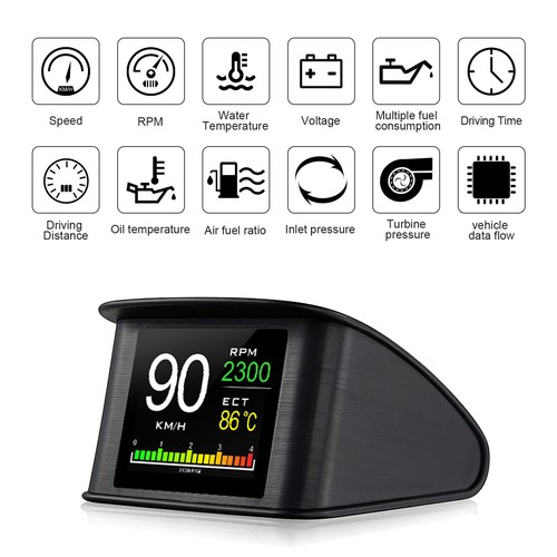 Obd2 digital hud auto head - digital,