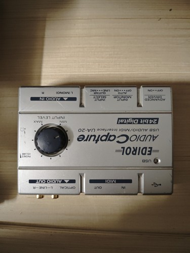 Edirol audio capture - edirol,