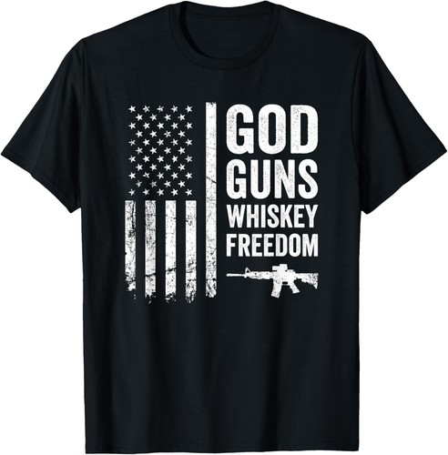 Maglietta unisex god guns - maglietta,