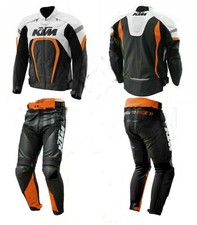 KTM Tuta Moto Uomo in Vera