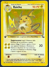Pokemon Raichu Holo - Fossil
