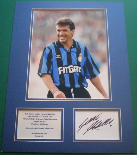 Lothar matthaus firmato - lothar, inter