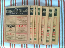 LOTTO ANNATA COMPLETA 1907 RIVISTA TOURING CLUB AUTO CICLISMO MOTO LIBERTY