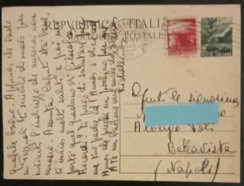 Cartolina postale italiana