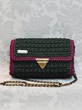 Borse donna lavorate a uncinetto. Pochette. Fatta a mano. Borsa donna.