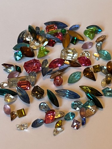 Strass vintage forma mista - strass,