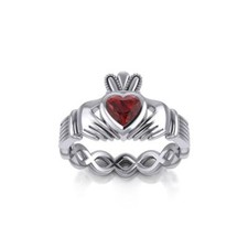 Irlandese Claddagh Granato
