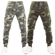 Pantaloni uomo cargo militari