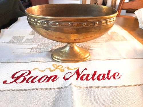 Centro tavola antico bronzo - centro,
