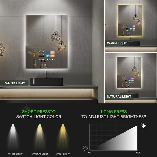 Specchio 60x80 10 - -, touch