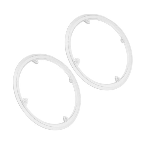 2pz copricorona bici bianco - copricorona,