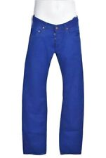 jeans da uomo slim fit a vita bassa elasticizzato invernale selvedge care label