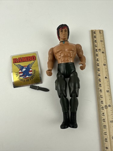 Action figure vintage rambo - action,