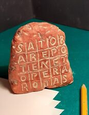 QUADRATO MAGICO PER LO STUDIO  TERRACOTTA PATINATA