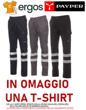 PAYPER Pantalone Lavoro WORKER WINTER REFLEX Alta Visibilità Invernali Foderati