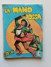 TEX numero 1 ORIGINALE COSTOLA BIANCA "La Mano Rossa"