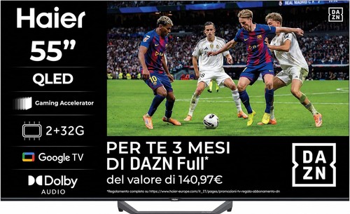 Haier smart qled - tv, 55