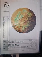 Quadro Luna Oro Antico di Paola Romano 30 Cm