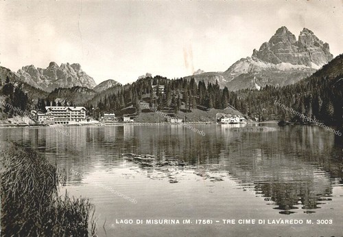 El446 cartolina lago - cartolina, di