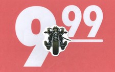 Adesivo Vintage Sticker Aufkleber Autocollant Moto Tuning CUSTOM GHOST RIDER