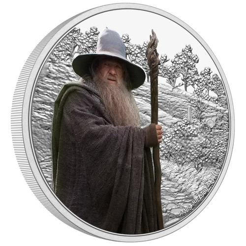 Moneta argento gandalf - moneta,
